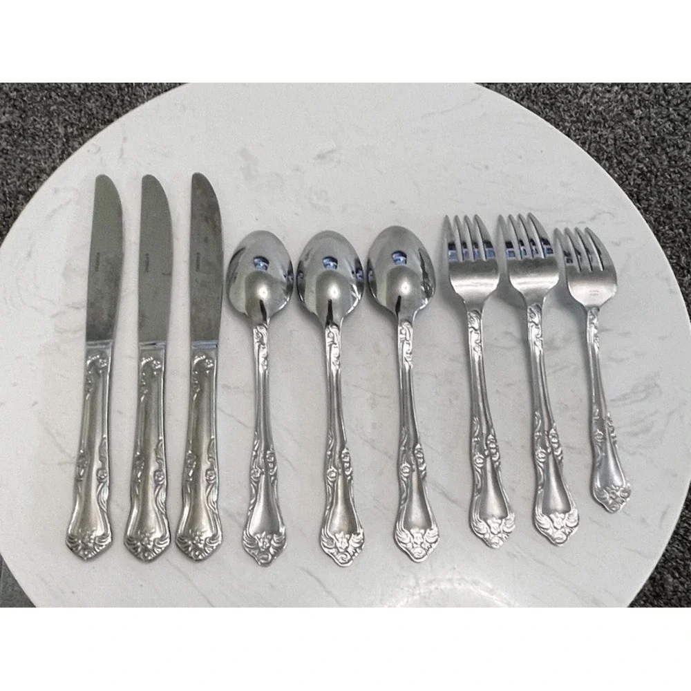 Oneida AZALEA Flatware 9 Replacement‎ Filler Pieces Silverware Knife Spoon Fork